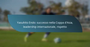 Yasuhito Endo: successo nella Coppa d’Asia, leadership internazionale, rispetto